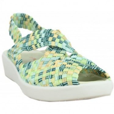 Sandalias Doctor Cutillas 13408 Trenzado elástico VERDI