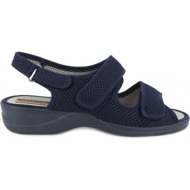 SANDALIAS DE DOCTOR CUTILLAS 21739 REJILLA MARINO