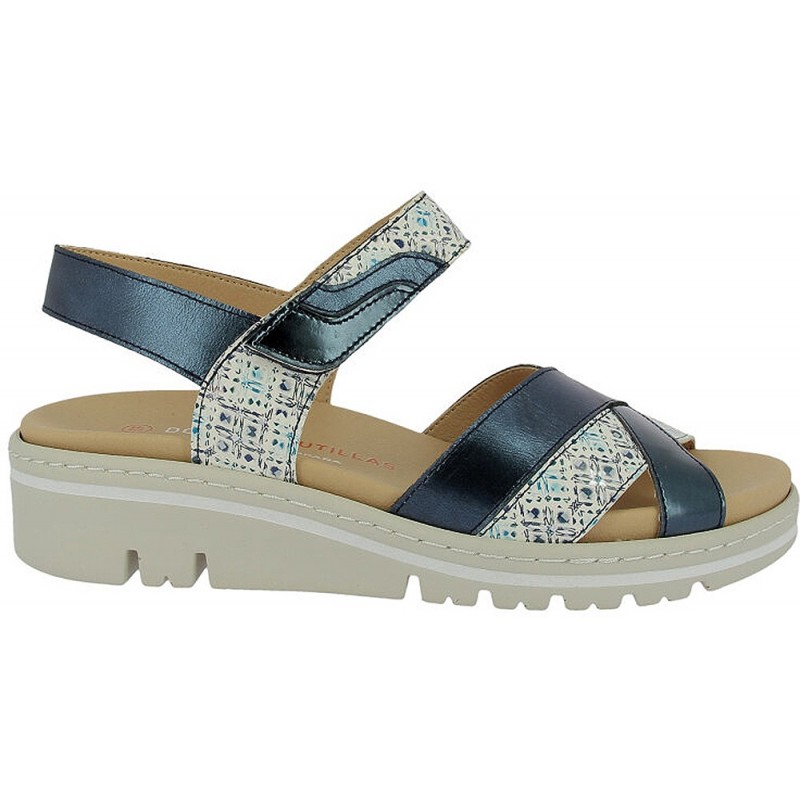 Sandalias Doctor Cutillas 36142 Autoadherente MARINO
