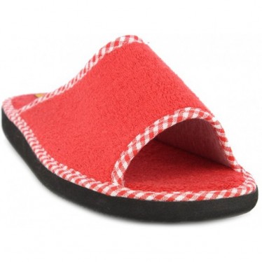 Pantuflas Doctor Cutillas 24502 Tejido toalla ROJO