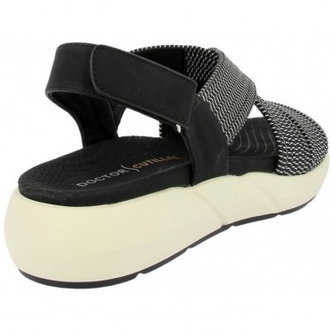 Sandalias Doctor Cutillas 31405 Elásticos NEGRO