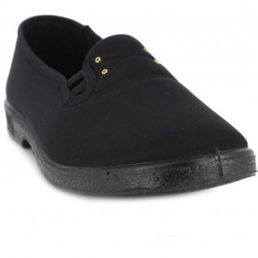 Zapatilla Doctor Cutillas 828 Elástico lycra NEGRO