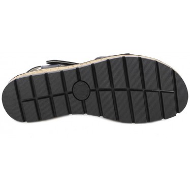 Sandalias Doctor Cutillas 37104 Piel autoadherente NEGRO