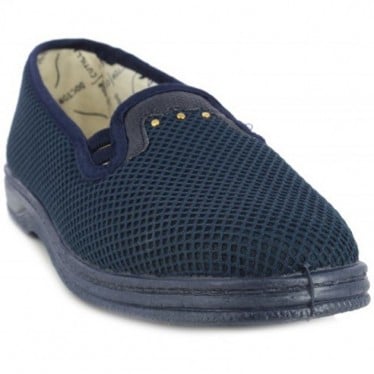 Mocasín Ortopédico Doctor Cutillas 935 Ancho especial AZUL