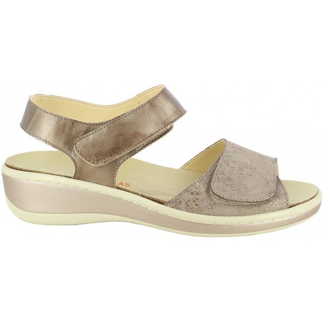 Sandalias Doctor Cutillas 48382 Ancho adaptable TAUPE Sandalias Doctor Cutillas 48382 Ancho adaptable TAUPE