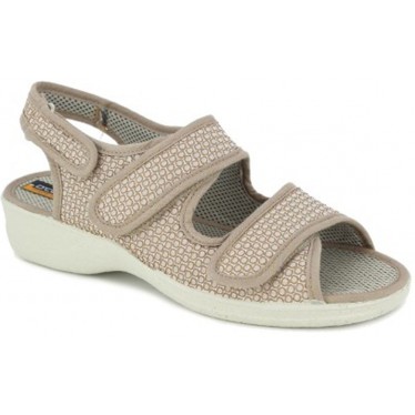 Sandalias Doctor Cutillas 21783 Autoadherente TAUPE