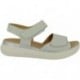 Sandalias Doctor Cutillas 46012 Estampado Serpiente BLANCO