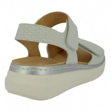 Sandalias Doctor Cutillas 46012 Estampado Serpiente BLANCO