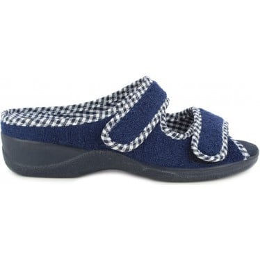 Pantuflas Doctor Cutillas 21823 Autoadherente MARINO