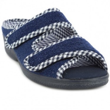 Pantuflas Doctor Cutillas 21823 Autoadherente MARINO
