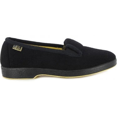 ZAPATILLA DOMÉSTICA DOCTOR CUTILLAS FIGUERAS 472 NEGRO