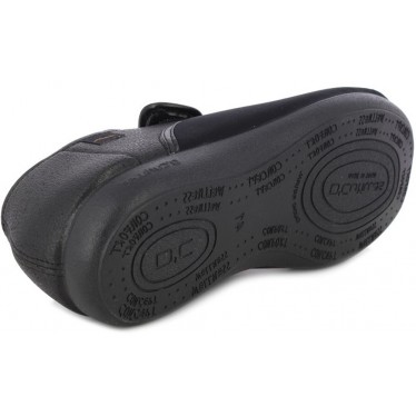 ZAPATILLA DOMÉSTICA DOCTOR CUTILLAS SALOU 1506 NEGRO