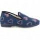 PANTUFLAS DOCTOR CUTILLAS CORAZONES 332 MARINO