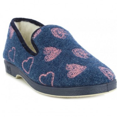 PANTUFLAS DOCTOR CUTILLAS CORAZONES 332 MARINO