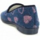 PANTUFLAS DOCTOR CUTILLAS CORAZONES 332 MARINO