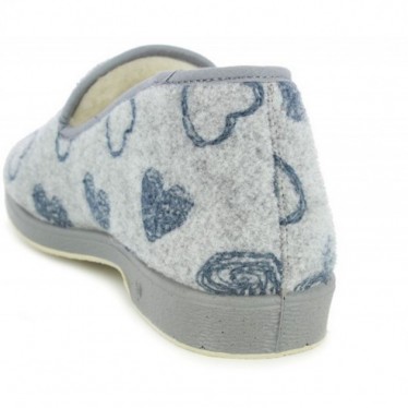 PANTUFLAS DOCTOR CUTILLAS CORAZONES 332 GRIS