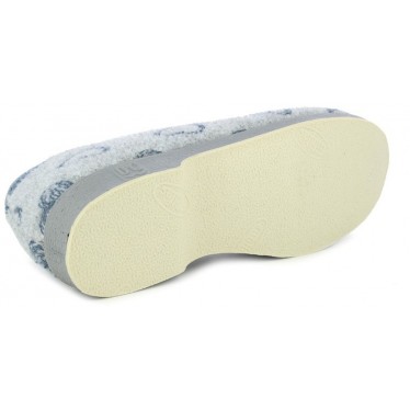 PANTUFLAS DOCTOR CUTILLAS CORAZONES 332 GRIS
