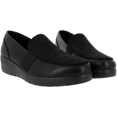Mocasines para mujer Doctor Cutillas 45410 Brillantes NEGRO