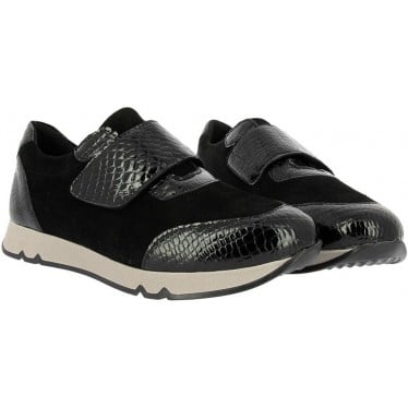 Deportiva para mujer Doctor Cutillas 82818 Autoadherente NEGRO