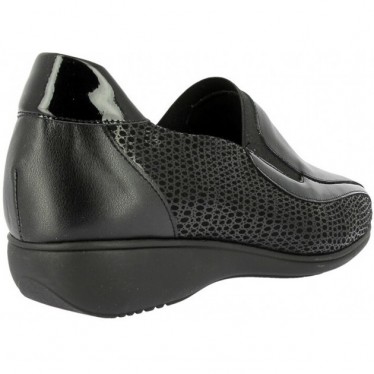 Mocasines para mujer Doctor Cutillas 53577 Print metalizado NEGRO