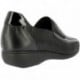 Mocasines para mujer Doctor Cutillas 53577 Print metalizado NEGRO