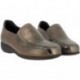 Mocasines para mujer Doctor Cutillas 53577 Print metalizado MARRON