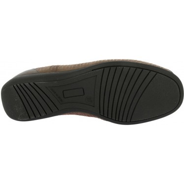 Mocasines para mujer Doctor Cutillas 53577 Print metalizado MARRON