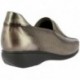 Mocasines para mujer Doctor Cutillas 53577 Print metalizado ANTRACITA