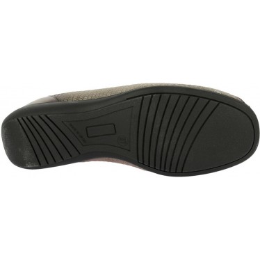 Mocasines para mujer Doctor Cutillas 53577 Print metalizado ANTRACITA