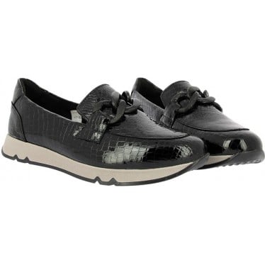 Mocasines para mujer Doctor Cutillas 82822 Escamas NEGRO