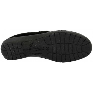 Deportiva para mujer Doctor Cutillas 41617 Autoadherente NEGRO