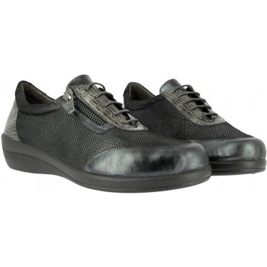 Deportiva para mujer Doctor Cutillas 43528 Cremallera lateral ANTRACITA