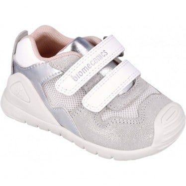 Deportivas para chica Biomecanics 252120 Urban BLANCO_PLATA_C313