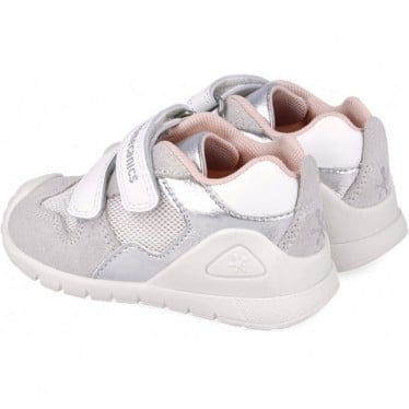 Deportivas para chica Biomecanics 252120 Urban BLANCO_PLATA_C313