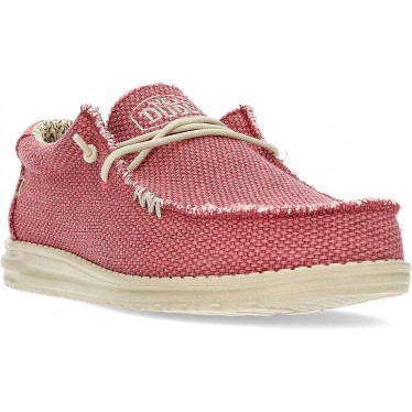 MOCASINES DUDE WALLYBRAIDED RED