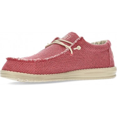 MOCASINES DUDE WALLYBRAIDED RED