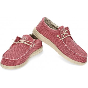 MOCASINES DUDE WALLYBRAIDED RED