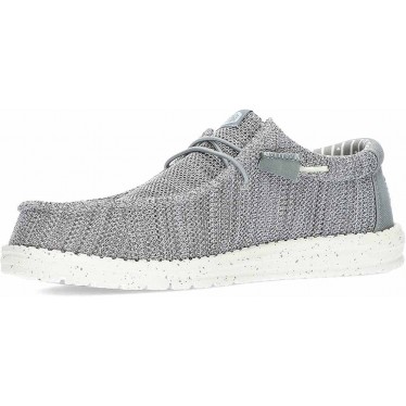 Zapatos para hombre HEYDUDE Wally Stretch Sox HD41898 GREY