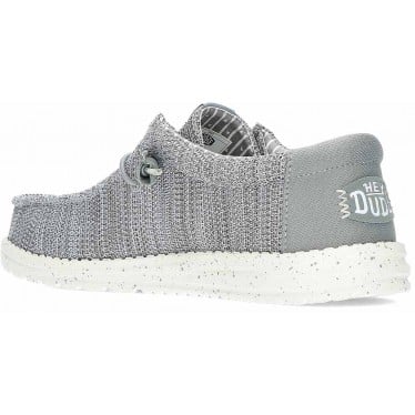 Zapatos para hombre HEYDUDE Wally Stretch Sox HD41898 GREY