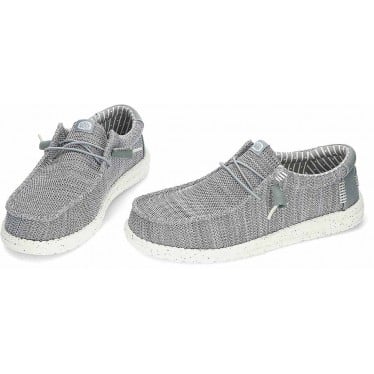 Zapatos para hombre HEYDUDE Wally Stretch Sox HD41898 GREY