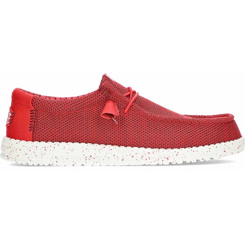 Zapatos para hombre HEYDUDE Wally Stretch Sox HD41898 RED