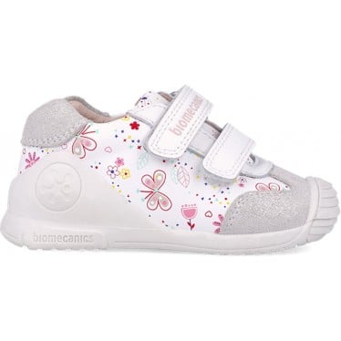 Deportiva para niña Biomecanics 252100 Estampado Mariposas BLANCO_B050