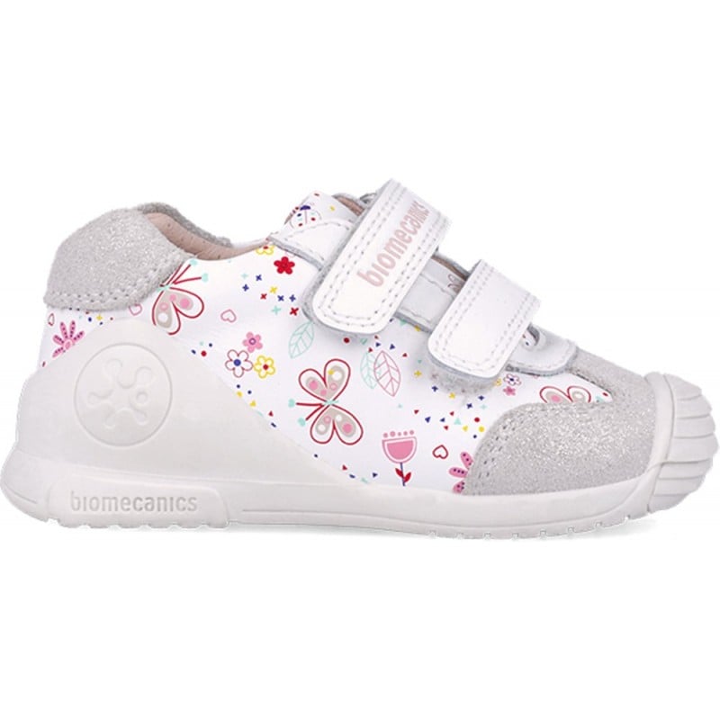 Deportiva para niña Biomecanics 252100 Estampado Mariposas BLANCO_B050