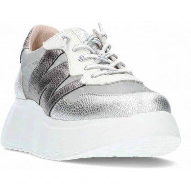Zapatillas deportivas de mujer Wonders Zenit A-3622 PLATA