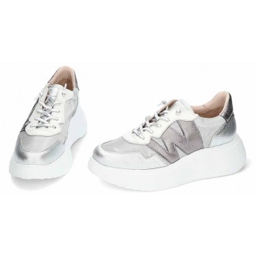 Zapatillas deportivas de mujer Wonders Zenit A-3622 PLATA