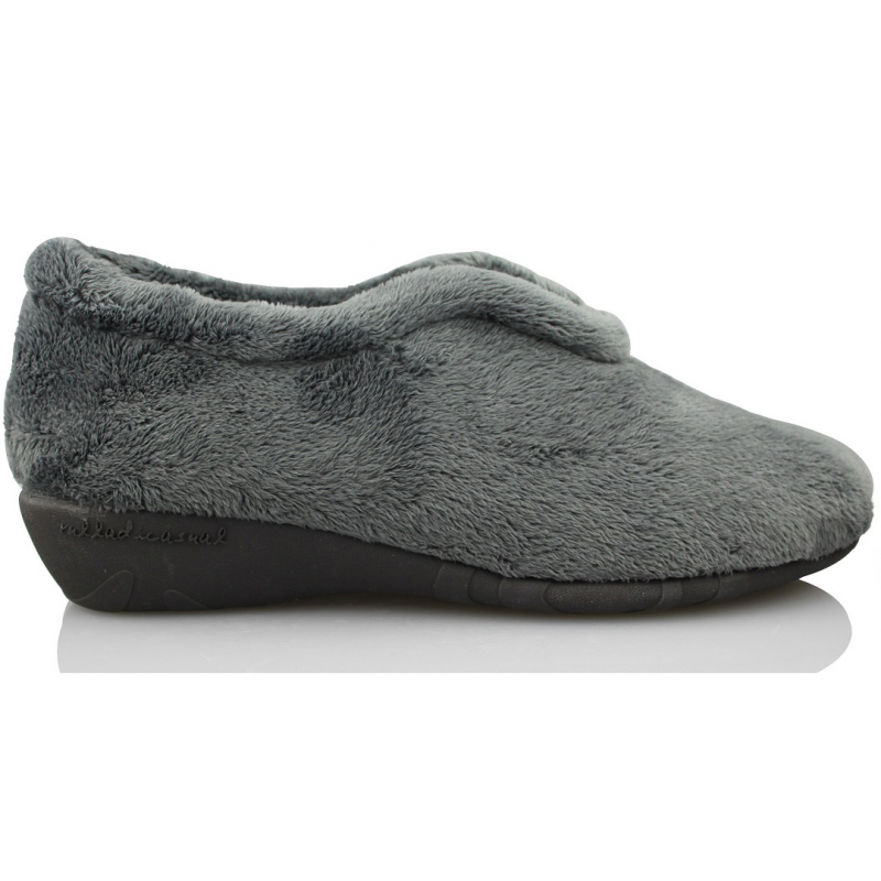 ZAPATILLAS CASA VULLADI MUJER ALASKA GRIS