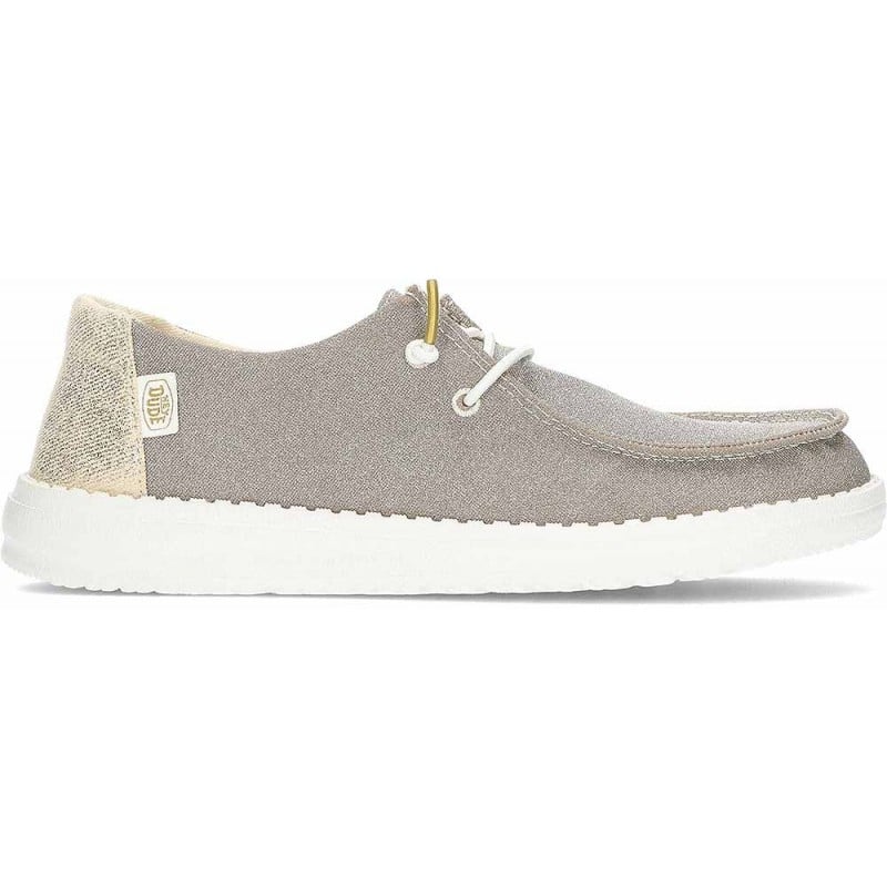Zapatos para mujer HEY DUDE Metallic Sparkle HD41082 GOLD