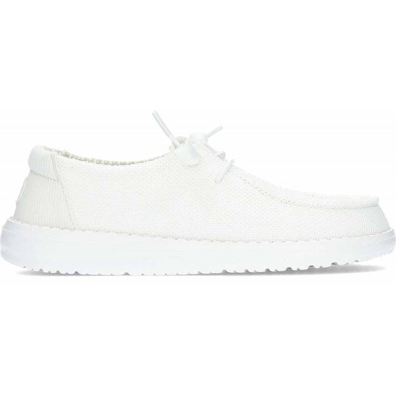 Zapatos para mujer HEYDUDE Wendy Stretch Sox HD41878 WHITE