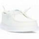 Zapatos para mujer HEYDUDE Wendy Stretch Sox HD41878 WHITE