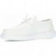 Zapatos para mujer HEYDUDE Wendy Stretch Sox HD41878 WHITE